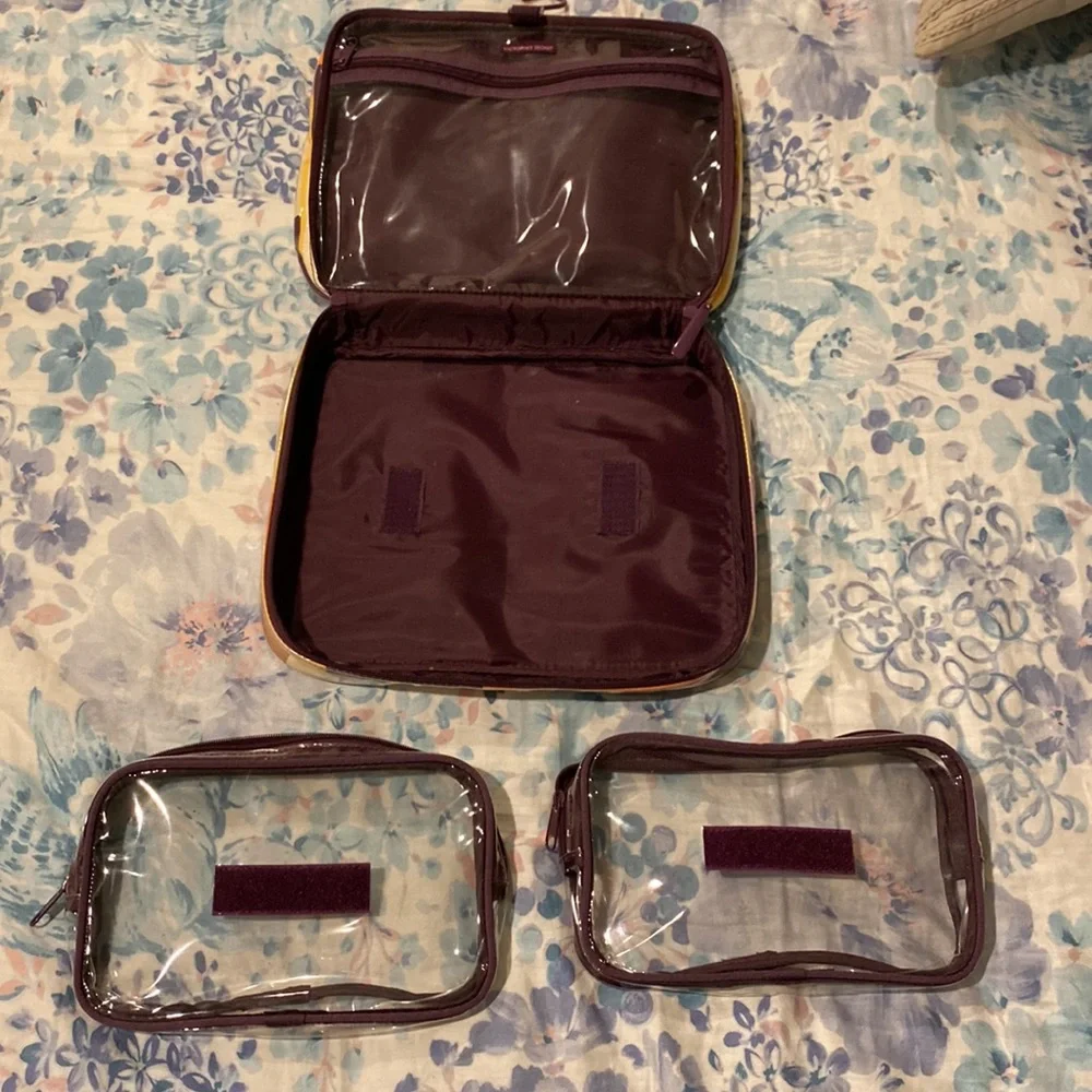 Victoria’s Secret travel case with removable pouches.